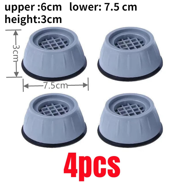 pieds meubles universels anti vibration antidérapants silencieux isolation thermique anti corrosion moderne adhésif gris