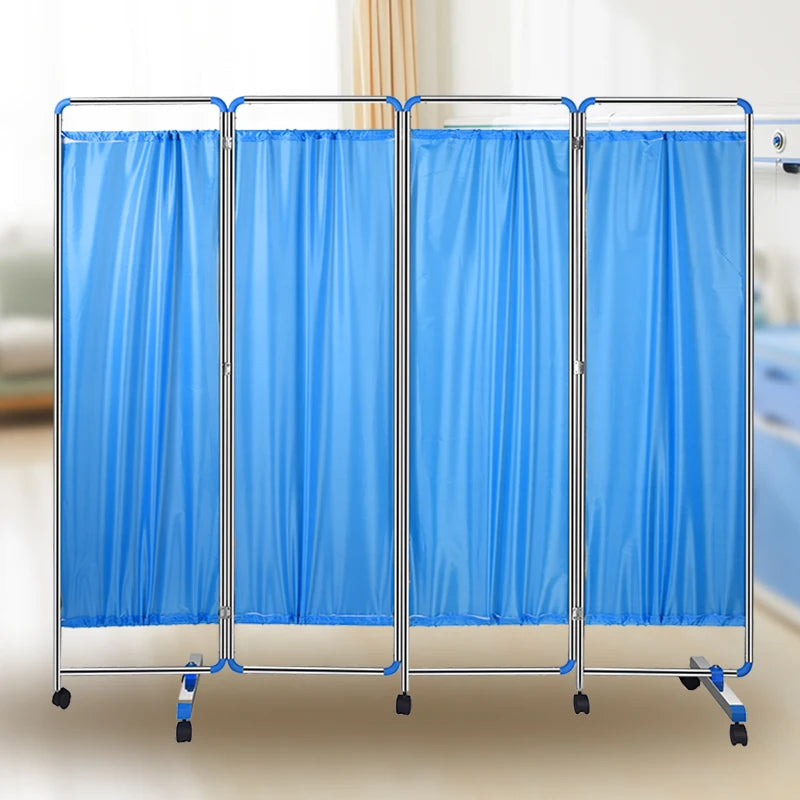 Installation de rideau de séparation dans une clinique