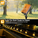 guirlande lumineuse solaire 24v led transparente globes clips moderne décoration patio