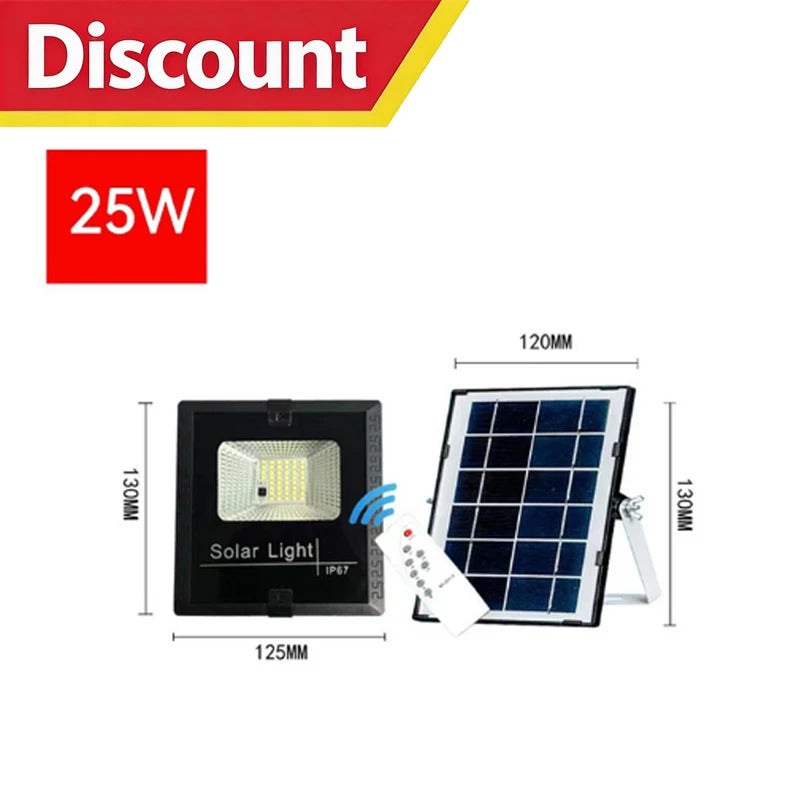 projecteur solaire led moderne ip67 télécommande fixations noir blancextérieur rechargeable autonomephotosensoriel
