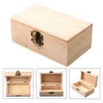 boîtes bois naturel clair lignes apparentes classique cadenas grande taille moyenne petite