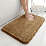tapis bain absorbant eau antidérapant polyester doux moderne taille 40x60 50x80