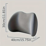 coussin lombaire rose gris mousse mémoire forme polyester douce confortable ergonomique portable machine lavable