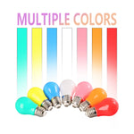 Ampoule LED E27 85mm 15000h bleue jaune verte blanche rose rouge moderne