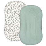 coussin bébé coton texture moderne beige clair doux respirant poignée 80x55cm