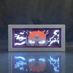 lampe led jujutsu kaisen sukuna rouge blanche bleue violine animée contemporaine chambre deco
