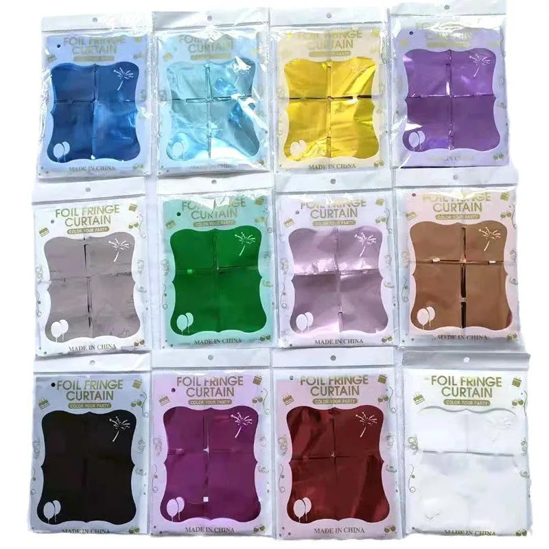 Rideau de pluie multi-couleurs pour fêtes et célébrations