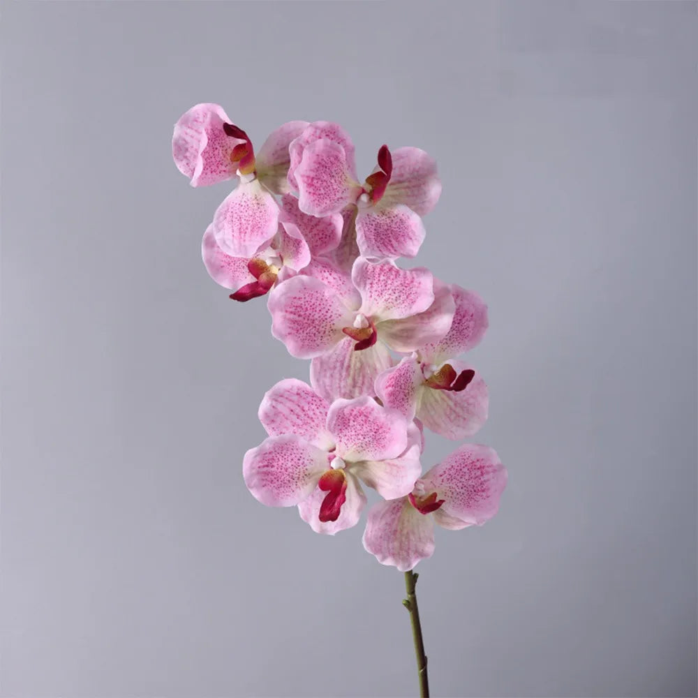 fleurs artificielles orchidées violettes blanches modernes décoration intérieure maison mariage anniversaire