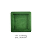 plateau bijoux velours moderne vert beige rose gris noir exposé domicile