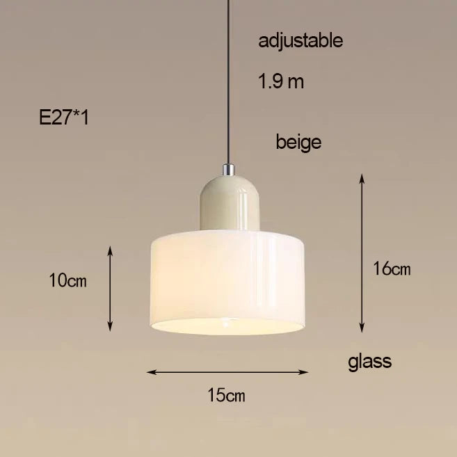 lustre moderne suspendu verre translucide orange vert olive chambre salon étude