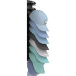 rangement mural chapeaux support 16 places adhésif moderne minimaliste