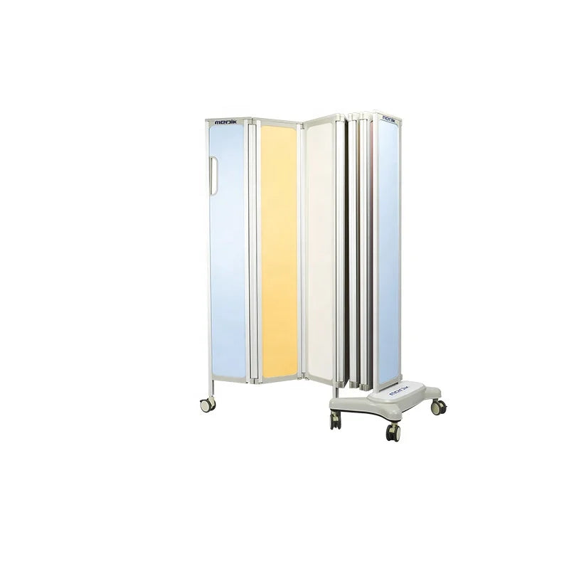 paravent moderne pliable bleu vert jaune orange rose blanc cadre aluminium roulettes