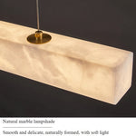 lampe suspendue marbre blanc moderne câble électrique 100cm opacité chambre salon