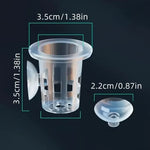 récipients aquatiques transparents ventouses plantes aquariophilie herbes fleurs billes decoratif vertical 10pcs