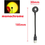lampe d'ambiance projetante couleur vive effet gradient moderne zen chambre salon