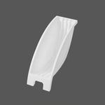 support assiettes blanc moderne grille multiple tailles cuisine rangement vaisselleReusablePlastiqueOrganisateurEtagèresPlacard