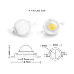 ampoules led blanc moderne adhésif 3w 1w haute luminosité fils dorés cathode anode