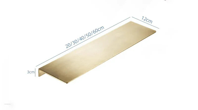 étagère murale moderne étagère salle bain laiton dorée 40cm 50cm.linspace()