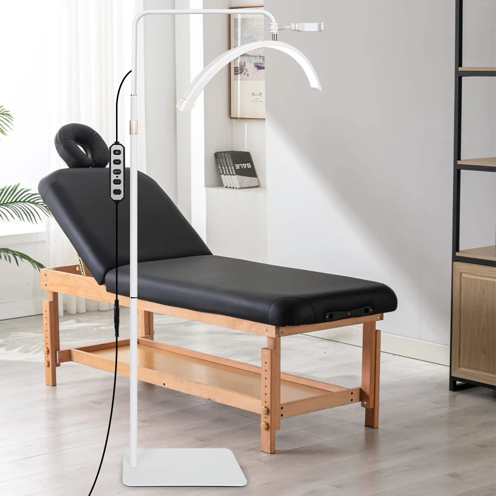 lampe massage blanc moderne réglable télécommande support rotatif porte telephone