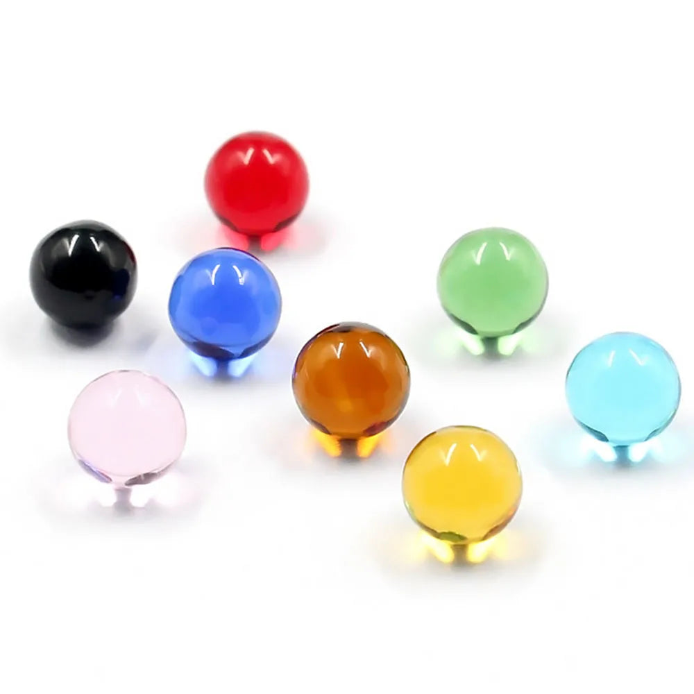 boules verre transparentes modernes noir blanc orange vert bleu rose rouge jaune violet brillantes