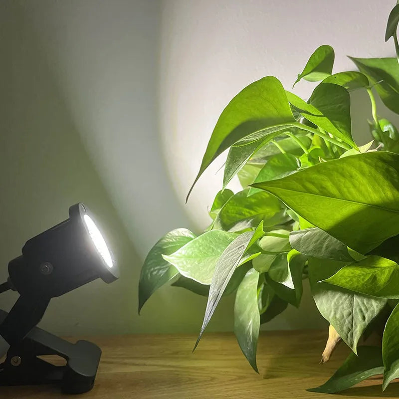 projecteur led noir moderne pinces 3000k us plug 6.6ft cable