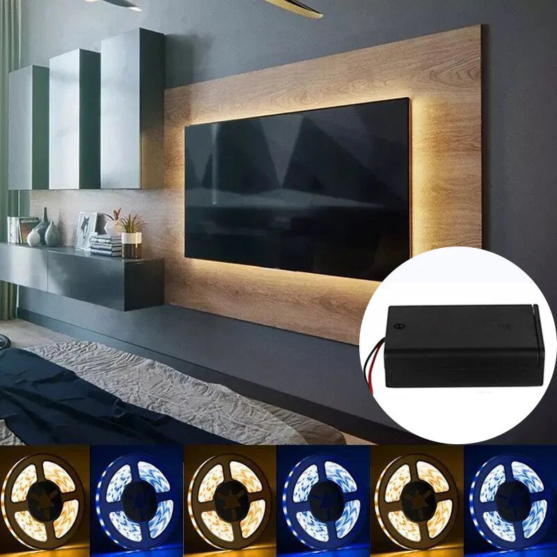 ruban led blanc flexible 60 led adhésif 3000k 6000k salon moderne