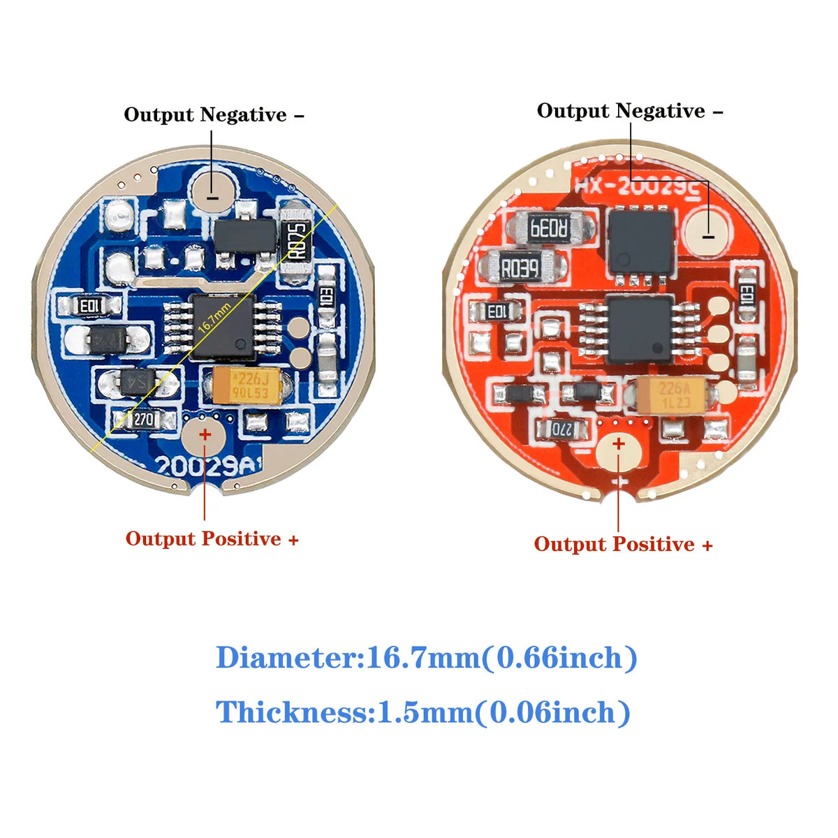 torche led 3w 5w 10w 18w bleu rouge 5modes burst sos circulaire électronique moderne