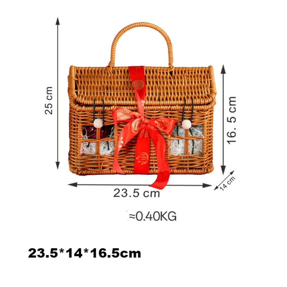 paniers osier tressés traditionnels empilables marron clair utilisation multiple respectueux environnement poignées osier