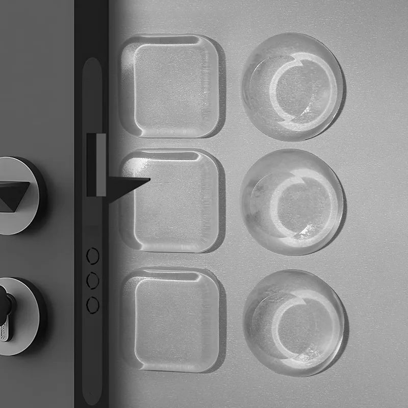 cache vidéo adhésif rond carré moderne transparent 93mm pack