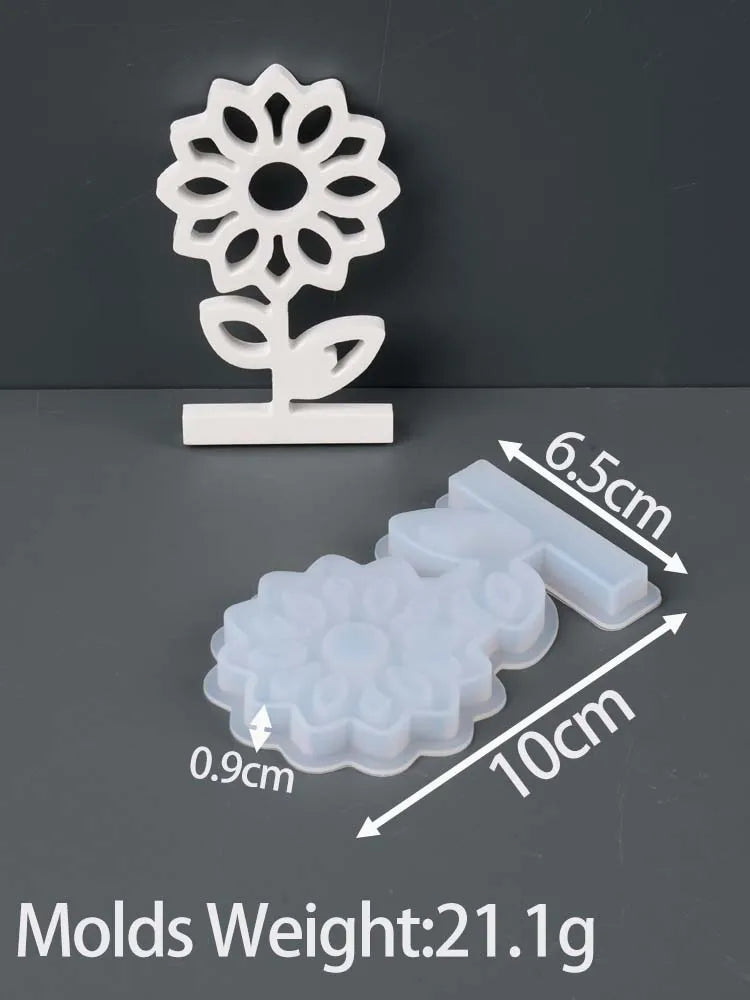 porte carte silicone forme fleur moderne blanc adhésif minimaliste motifs floraux légèrement rugueux