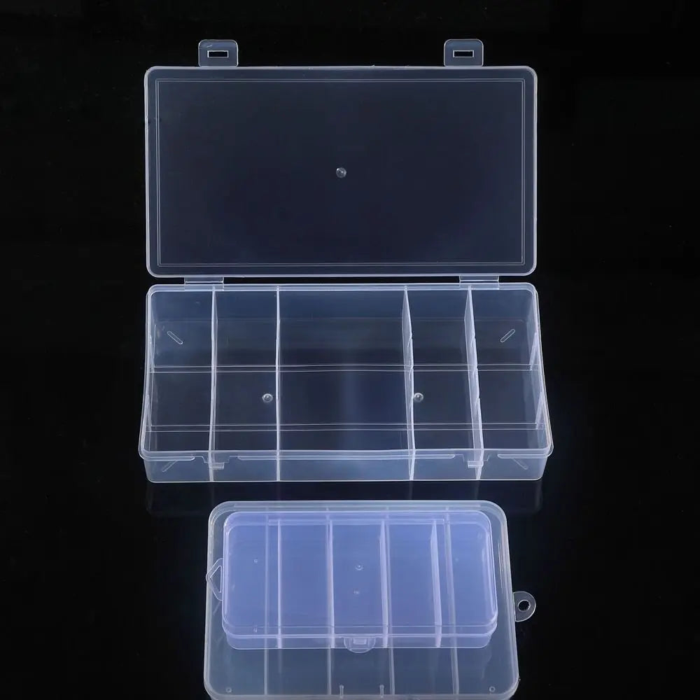 boîtes rangement transparentes modernes empilables poignées outils articles divers respectueux environnement