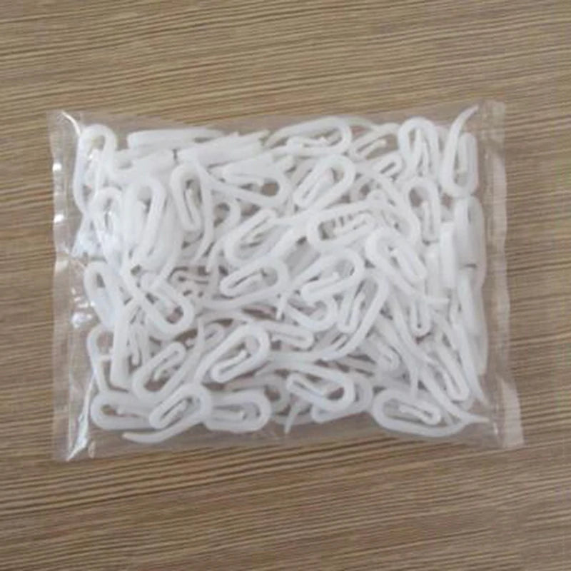 clips suspension blanc moderne clips rideau accessoires fenetre maison plastique anneaux boucles