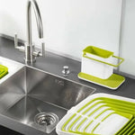 accessoire cuisine blanc vert jaune bleu noir moderne utilisation multiple drainage automatique éponge gant