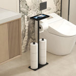 support papier toilette moderne or noir blanc imperméable salle bain multifonctionnel rangement téléphone tringle