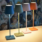 Lampe de chevet rechargeable LED portable noire