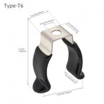 clips t5 t6 t8 t10 t12 noir blanc moderne abs cqc