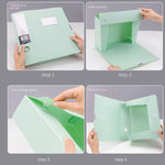classeur moderne blanc rose vert bleu violet noir étiquette bar code doré