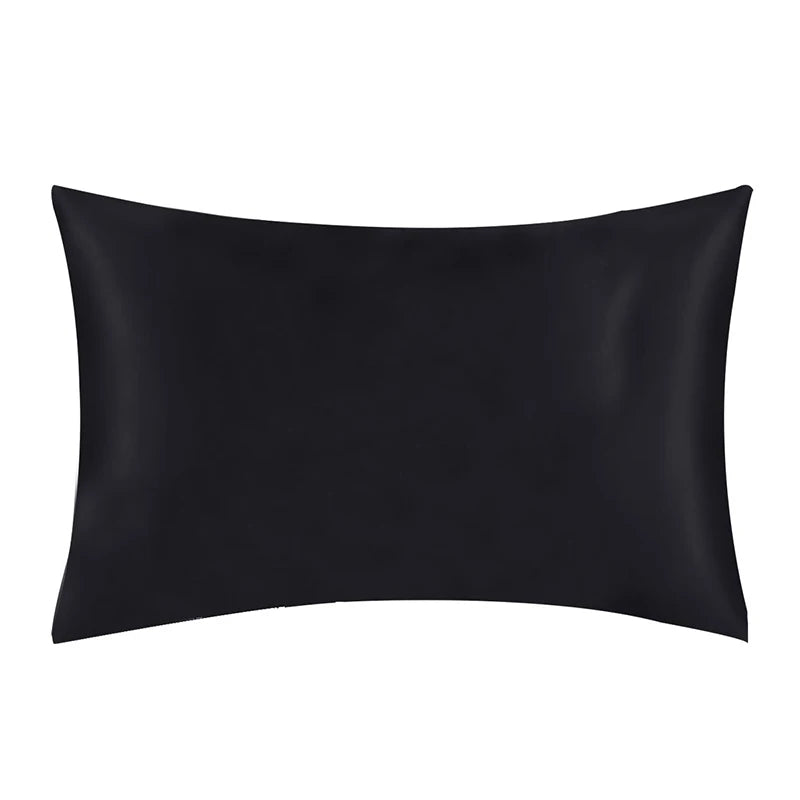protège oreiller satin rose pâle moderne confortable lit soie douce lisse opaque couple beauté