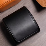boîtes montres cuir marron noir velours classique rangement montres portable fashion casual étui