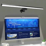 lampe led moderne noire clip ordinateur portable 50cm 33cm usb alimentée continu toucher interrupteur
