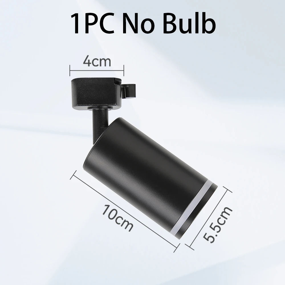 spots modernes gu10 led noir blanc éclairage cuisine 110v 220v