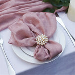 serviettes table bleu rose vert texture lin naturelle classique rustique bord effiloché