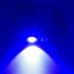 lampe frontale rechargeable led bleue blanc pêche chasse camping ipx4 bandes élastiques