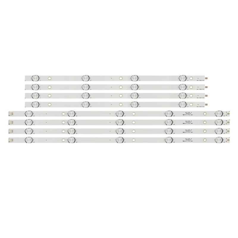 bandes rétroéclairage led blanc moderne connecteurs led opacité fixations trames led téléviseur
