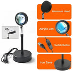 lampe table led moderne noir lentille translucide controle bluetooth application smartphone