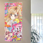 décoration murale manga shoujo rose blanche anime personnages desserts illustrations posters autocollants