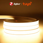 ruban led blanc lisse moderne clips salon blanc chaud blanc naturel