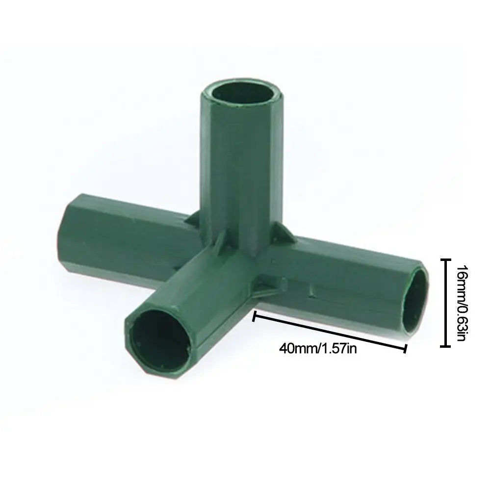 connecteurs tiges plastique abs vert jardin outils accessoires plantation