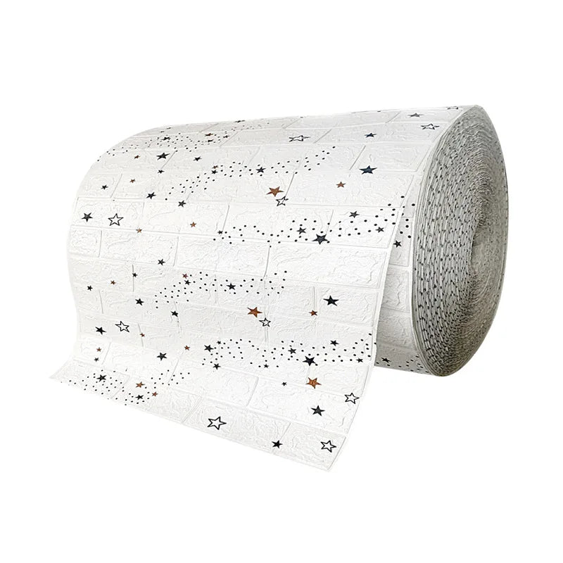 stickers muraux 3D brique animaux princesses châteaux cœur étoile moderne