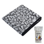 couverture colorier motif animal géométrique moderne 24 marqueurs acryliques 150x125cm